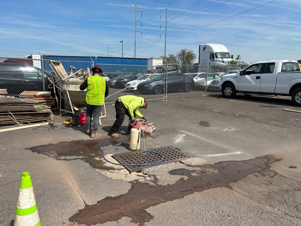 sinkhole repair work